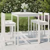 Image de Vidaxl Ensemble De Bar De Jardin 5 Pcs Blanc Bois Massif De Pin