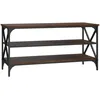 Image de vidaXL Meuble TV ChÃªne marron 100x40x50 cm Bois d'ingÃ©nierie