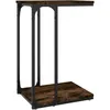 Image de vidaXL Table d'appoint ChÃªne fumÃ© 40x30x60 cm Bois d'ingÃ©nierie