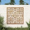 Image de Vidaxl DÃ©coration Murale Jardin 55x55 Cm Acier Corten Design Mauresque