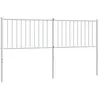 Image de TÃªte de lit mÃ©tal blanc 166x3x90 cm vidaXL vidaXL