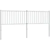Image de TÃªte de lit mÃ©tal blanc 187x3x90 cm vidaXL vidaXL