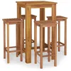 Image de Vidaxl Ensemble De Salle Ã Manger De Jardin 5 Pcs Bois D'acacia Solide