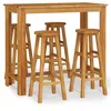 Image de Vidaxl Ensemble De Salle Ã Manger De Jardin 5 Pcs Bois D'acacia Solide