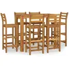 Image de Vidaxl Ensemble De Salle Ã Manger De Jardin 7 Pcs Bois D'acacia Solide