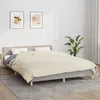 Image de vidaXL Couverture lestÃ©e CrÃ¨me clair 200x220 cm 9 kg Tissu