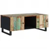 Image de Vidaxl Table Basse 100x54x40 Cm Bois De RÃ©cupÃ©ration Et D'ingÃ©nierie