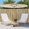 Image de Vidaxl Serviettes De Plage 2 Pcs Blanc 60x135 Cm Tissu 400 Gsm