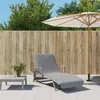 Image de Vidaxl Serviettes De Plage 2 Pcs Gris 75x200 Cm Tissu 400 Gsm