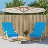 Image de Vidaxl Serviettes De Plage 2 Pcs Turquoise 60x135 Cm Tissu 400 Gsm