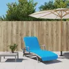 Image de Vidaxl Serviettes De Plage 2 Pcs Turquoise 75x200 Cm Tissu 400 Gsm