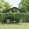 Image de Vidaxl Tente Ã Auvent Anthracite 3x3 M Acier Et Tissu