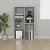 Image de vidaXL BibliothÃ¨que/Buffet sonoma gris 50x25x80 cm bois d'ingÃ©nierie