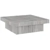 Image de vidaXL Table basse Sonoma gris 90x90x28 cm Bois d'ingÃ©nierie