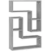Image de vidaXL ÃtagÃ¨res murales 2pcs Sonoma gris 50x15x50 cm Bois d'ingÃ©nierie