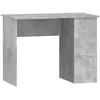 Image de vidaXL Bureau Gris bÃ©ton 100x55x75 cm Bois d'ingÃ©nierie