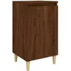 Image de vidaXL Table de chevet chÃªne marron 40x35x70 cm bois d'ingÃ©nierie
