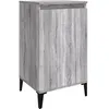 Image de vidaXL Table de chevet sonoma gris 40x35x70 cm bois d'ingÃ©nierie