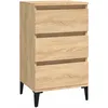 Image de vidaXL Table de chevet chÃªne sonoma 40x35x70 cm bois d'ingÃ©nierie