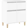 Image de vidaXL Buffet Blanc 60x35x70 cm Bois d'ingÃ©nierie