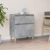 Image de vidaXL Buffet Gris bÃ©ton 60x35x70 cm Bois d'ingÃ©nierie