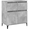 Image de vidaXL Buffet Gris bÃ©ton 60x35x70 cm Bois d'ingÃ©nierie