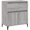Image de vidaXL Buffet Sonoma gris 60x35x70 cm Bois d'ingÃ©nierie