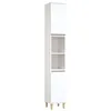 Image de vidaXL Armoire de salle de bain blanc 30x30x190 cm bois d'ingÃ©nierie