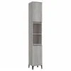 Image de vidaXL Armoire de bain sonoma gris 30x30x190 cm bois d'ingÃ©nierie