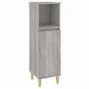 Image de vidaXL Armoire salle de bain sonoma gris 30x30x100 cm