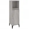 Image de vidaXL Armoire salle de bain sonoma gris 30x30x100 cm