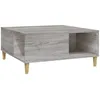 Image de vidaXL Table basse sonoma gris 80x80x36,5 cm bois d'ingÃ©nierie
