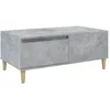 Image de vidaXL Table basse Gris bÃ©ton 90x50x36,5 cm Bois d'ingÃ©nierie