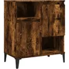 Image de vidaXL Buffet ChÃªne fumÃ© 60x35x70 cm Bois d'ingÃ©nierie