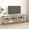 Image de vidaXL Meuble TV chÃªne sonoma 160x30x50 cm bois d'ingÃ©nierie