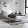 Image de Vidaxl Salon De Jardin 6 Pcs Avec Coussins Gris Clair Bois Massif