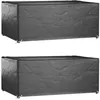Image de Vidaxl Housses Salon De Jardin2pcs 8oeillets 180x122x75cm Rectangulaire