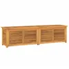 Image de Vidaxl BoÃ®te De Rangement Jardin Et Sac 200x50x53 Cm Bois Massif Teck