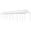 Image de Vidaxl BelvÃ©dÃ¨re Avec Toit Blanc 15,61x2,28x2,69 M PolyÃ©thylÃ¨ne