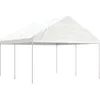 Image de Vidaxl BelvÃ©dÃ¨re Avec Toit Blanc 4,46x4,08x3,22 M PolyÃ©thylÃ¨ne