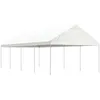 Image de Vidaxl BelvÃ©dÃ¨re Avec Toit Blanc 8,92x4,08x3,22 M PolyÃ©thylÃ¨ne