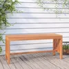 Image de Vidaxl Banc De Jardin 110 Cm Bois Massif D'eucalyptus