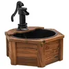 Image de Fontaine Ã Eau Avec Pompe 57x57x53 Cm Bois De Sapin Massif Vidaxl Vidaxl