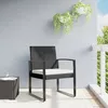 Image de Vidaxl Chaises Ã Manger De Jardin Lot De 2 Noir Rotin Pp