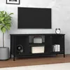 Image de vidaXL Meuble TV noir 102x35x45 cm bois d'ingÃ©nierie