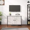 Image de vidaXL Meuble TV avec portes sonoma gris 60x35x45 cm bois d'ingÃ©nierie
