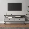 Image de vidaXL Meuble TV sonoma gris 100x35x45 cm bois d'ingÃ©nierie