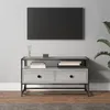 Image de vidaXL Meuble TV sonoma gris 80x35x45 cm bois d'ingÃ©nierie