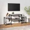 Image de vidaXL Meuble TV Sonoma gris 117x35x52 cm Bois d'ingÃ©nierie