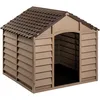 Image de Vidaxl Niche Pour Chien Marron 86x84x82 Cm PolypropylÃ¨ne